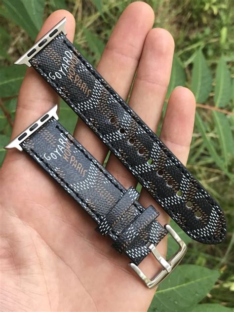 green goyard apple watch band|luxury band for Apple Watch.